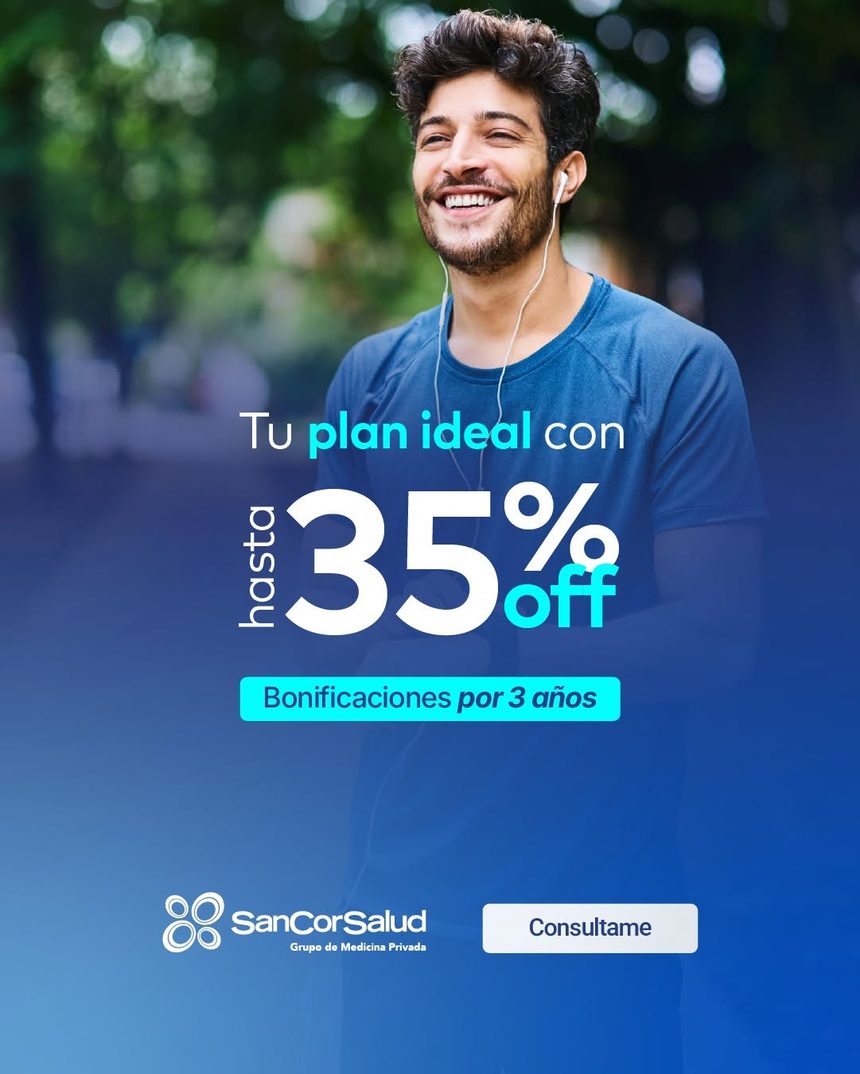 Promoción: tu plan ideal con hasta 35% off, bonificaciones por 3 años